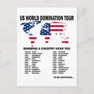World Domination Tour Postcard