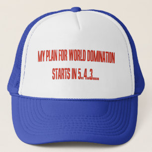 World Domination Trucker Hat
