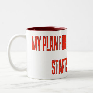 World Domination Two-Tone Coffee Mug