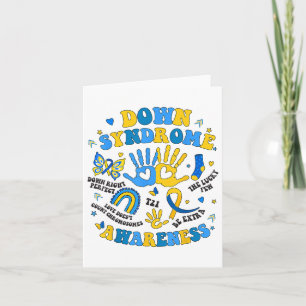 World Down Syndrome Awareness Day 321 Down Right P Card