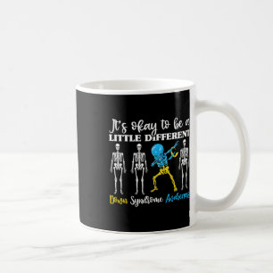World Down Syndrome Awareness Day Dabbing Kid Skel Coffee Mug
