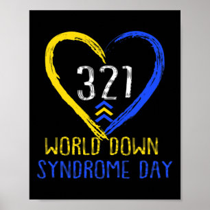 World Down Syndrome Awareness Day Love 2 Poster