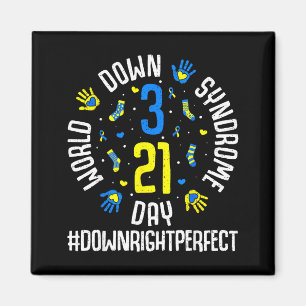 World down syndrome awareness support men women magnet
