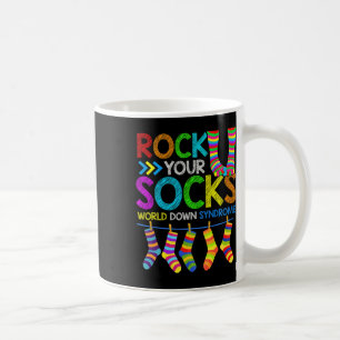 World Down Syndrome Day 2023 Boys Girls Kids Rock Coffee Mug