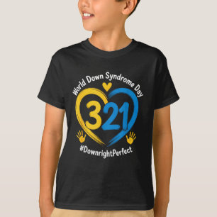 World Down Syndrome Day 321 Awareness Support Men T-Shirt