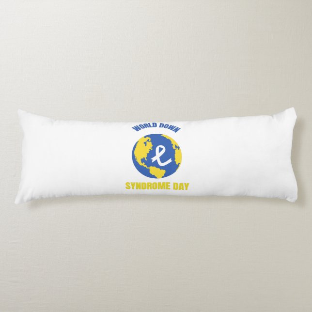 World down syndrome day (3) body cushion (Front)