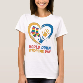 World Down Syndrome Day Awareness family Support  T-Shirt