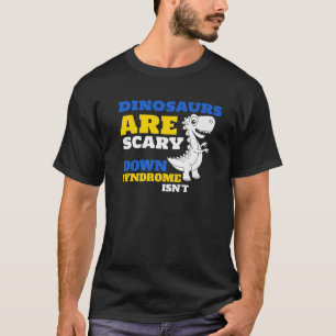 World Down Syndrome Day Awareness Kids Dinosaurs R T-Shirt