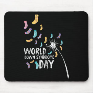 World Down Syndrome Day Awareness Mum Dad Toddler  Mouse Mat