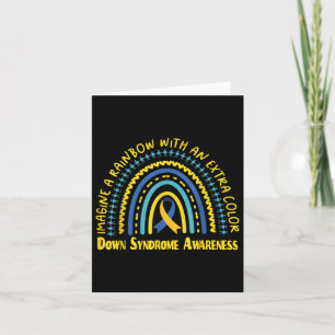 World Down Syndrome Day Awareness National T21 Mon Card