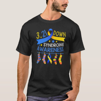 World Down Syndrome Day Awareness Ribbon Tee Socks
