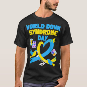 World Down Syndrome Day Awareness Socks 21 March T-Shirt