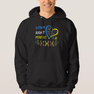 World Down Syndrome Day Awareness Socks Down Right Hoodie