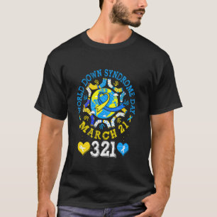 World Down Syndrome Day Awareness Socks Down Right T-Shirt
