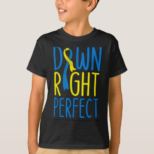 World Down Syndrome Day Down Right Perfect T21 Men T-Shirt