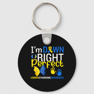 World Down Syndrome Day March 21 Down Right Key Ring