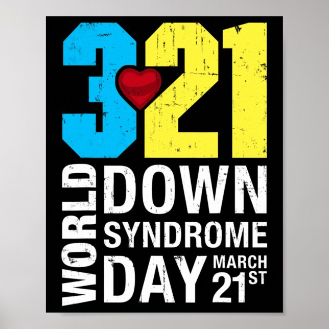 World Down Syndrome Day March 21st  Poster (Front)