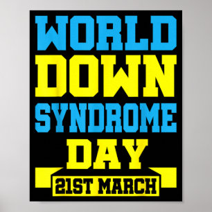 World Down Syndrome Day March 21st Poster