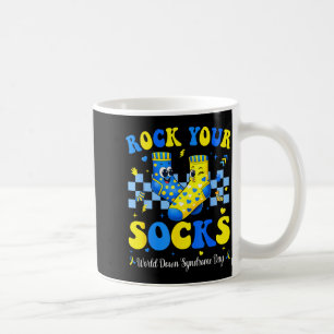 World Down Syndrome Day Rock Socks Awareness Coffee Mug