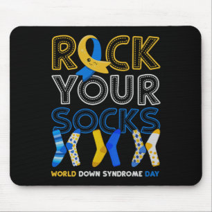 World Down Syndrome Day Rock Your Socks Awareness  Mouse Mat
