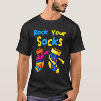 World Down Syndrome Day Rock Your Socks Awareness  T-Shirt