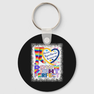 World Down Syndrome Day Rock Your Socks T21 Awaren Key Ring