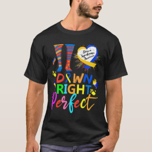 World Down Syndrome Day Rock Your Socks T21 Awaren T-Shirt