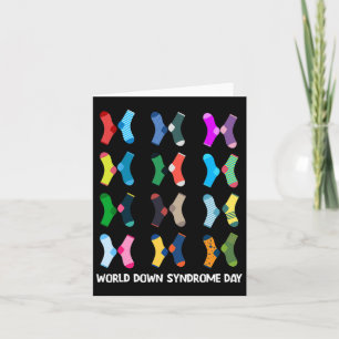 World Down Syndrome Day Socks Wdsd Card