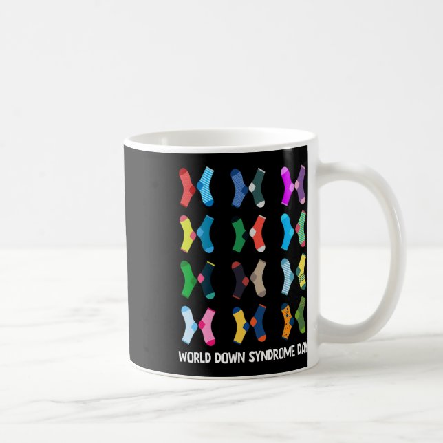 World Down Syndrome Day Socks Wdsd  Coffee Mug (Right)