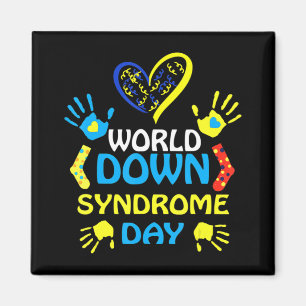 World Down Syndrome Day Support and Awareness 3.2 Magnet