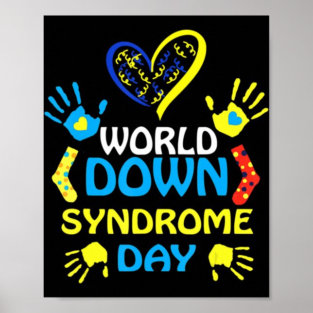 World Down Syndrome Day  Support and Awareness 3.2 Poster (Front)