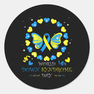 World Down Syndrome Day To Fight Cancer Ideas Down Classic Round Sticker