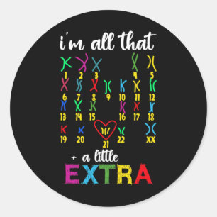 World Down Syndrome Day To Fight Cancer Ideas Down Classic Round Sticker