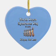 World Down Syndrome Day. Unique not Less