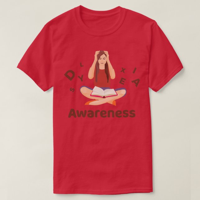 World Dyslexia Awareness Day T-Shirt (Design Front)