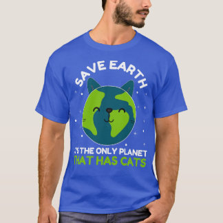 World Earth Day Anniversary Cat Lover T-Shirt