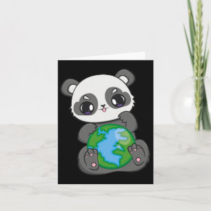 World Earth Day Earthday Panda Card
