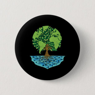 World Earth Day Save The Forest Seas Nature Enviro 6 Cm Round Badge