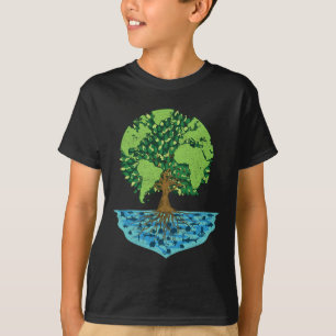 World Earth Day Save The Forest Seas Nature Enviro T-Shirt
