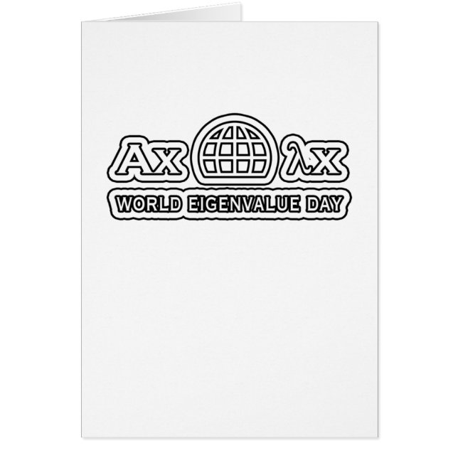 World Eigenvalue Day! (Front)