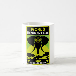 World Elephant Day Friday 12 August T-Shirt  Coffee Mug