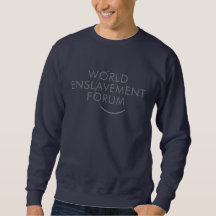 World Enslavement Forum WEF Logo Dark Men's