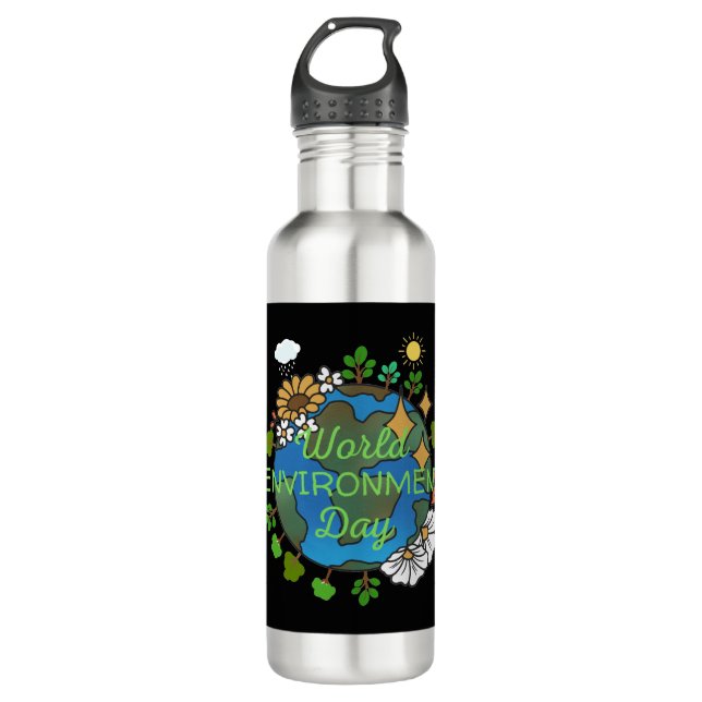 World Environment Day 710 Ml Water Bottle (Front)