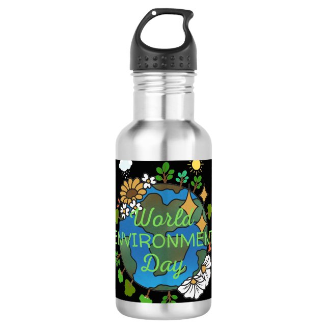 World Environment Day 710 Ml Water Bottle (Front)