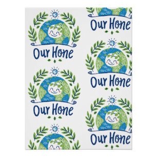 World Environment Day - Happy Earth Illustration Poster