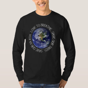 World Environment Day Love To Breathe Light T-Shirt