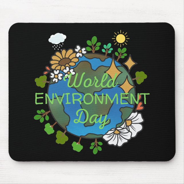 World Environment Day Mouse Mat (Front)