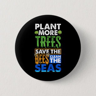 World Environment Earth Day Environmental Sustaina 6 Cm Round Badge