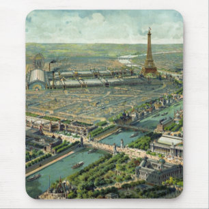 World Expo 1900 Paris France Mouse Mat