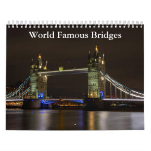 World Famous Bridges 2027 Calendar